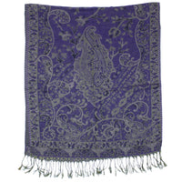 Reversible Paisley Printed Pashmina