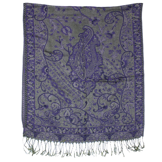 Reversible Paisley Printed Pashmina