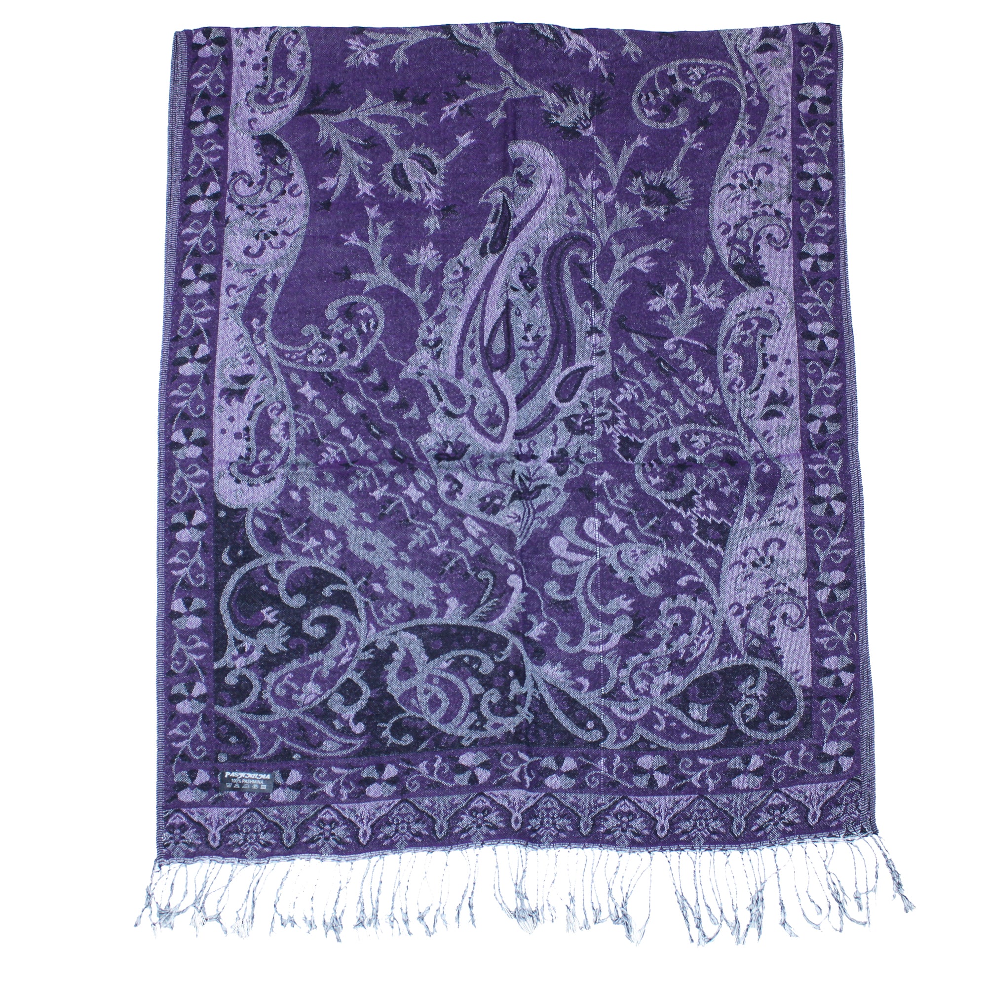 Reversible Paisley Printed Pashmina