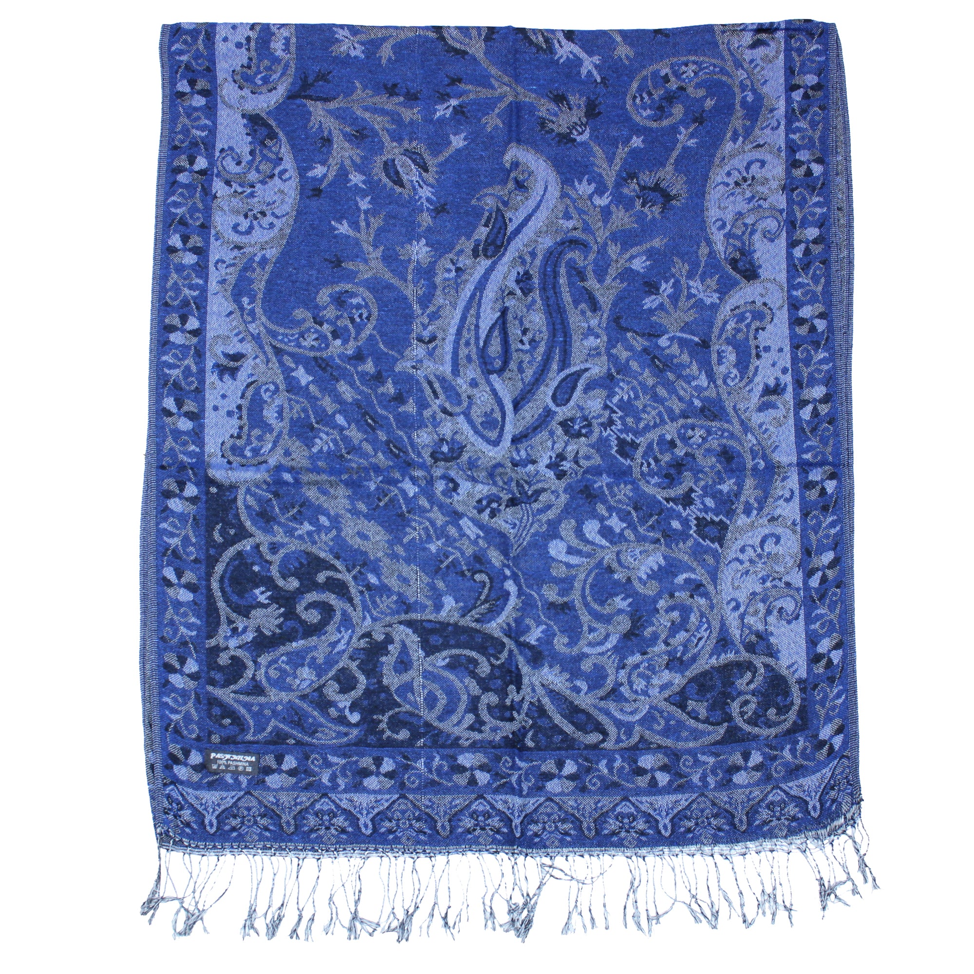 Reversible Paisley Printed Pashmina