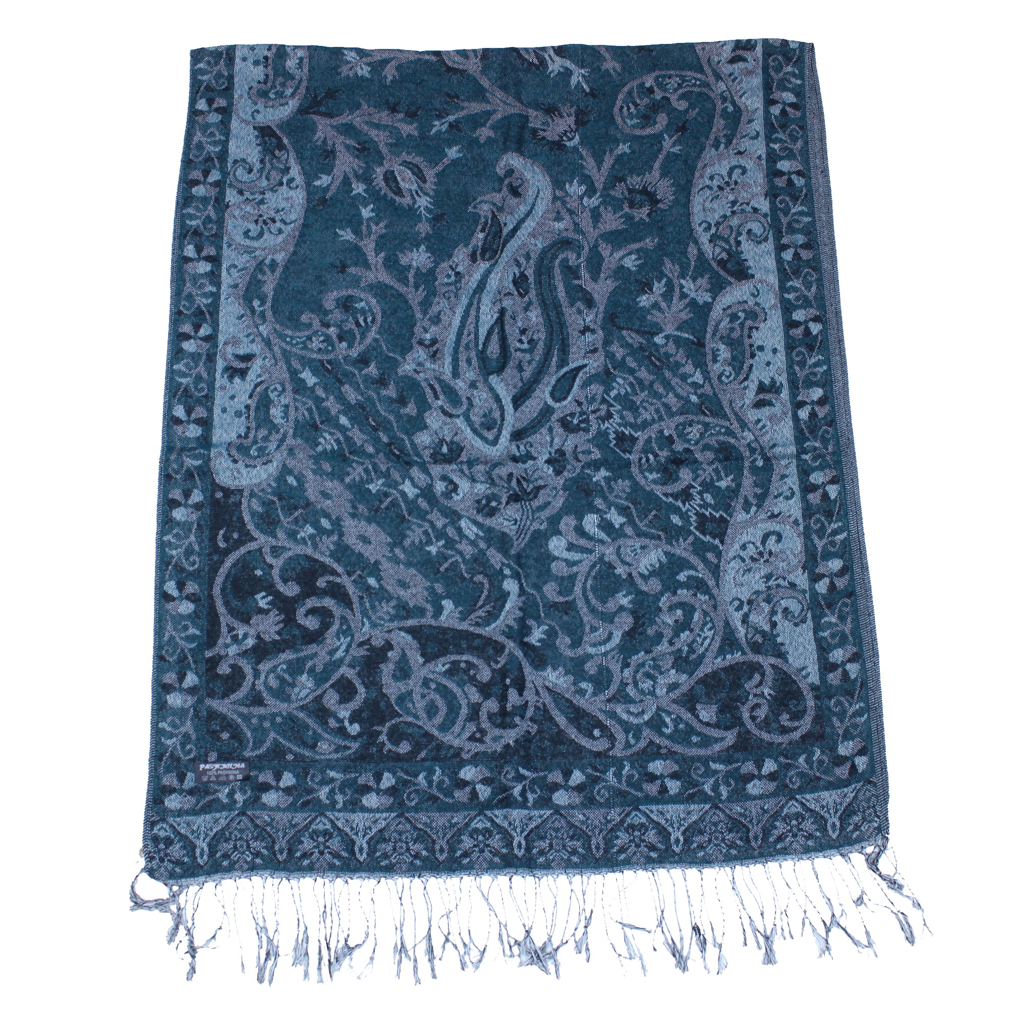 Reversible Paisley Printed Pashmina