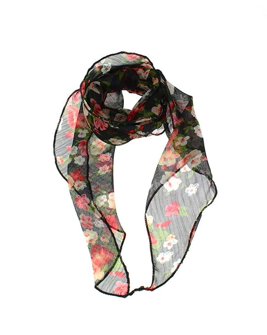 Flower Print on Black Sash (3 in 1)