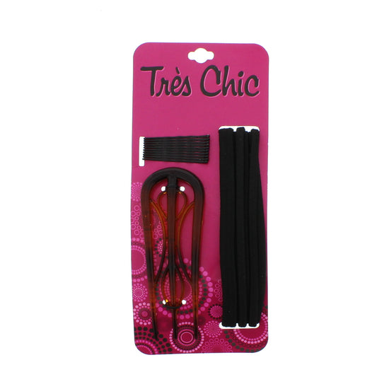 Assorted Black, Brown & Tortoiseshell Hair Accessories - Style I
