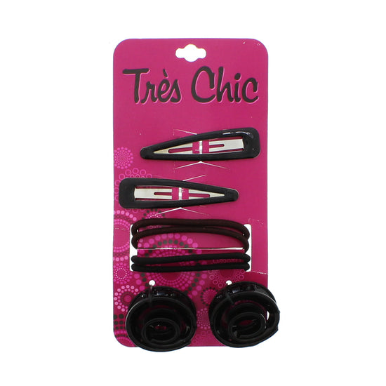 Assorted Black, Brown & Tortoiseshell Hair Accessories - Style S
