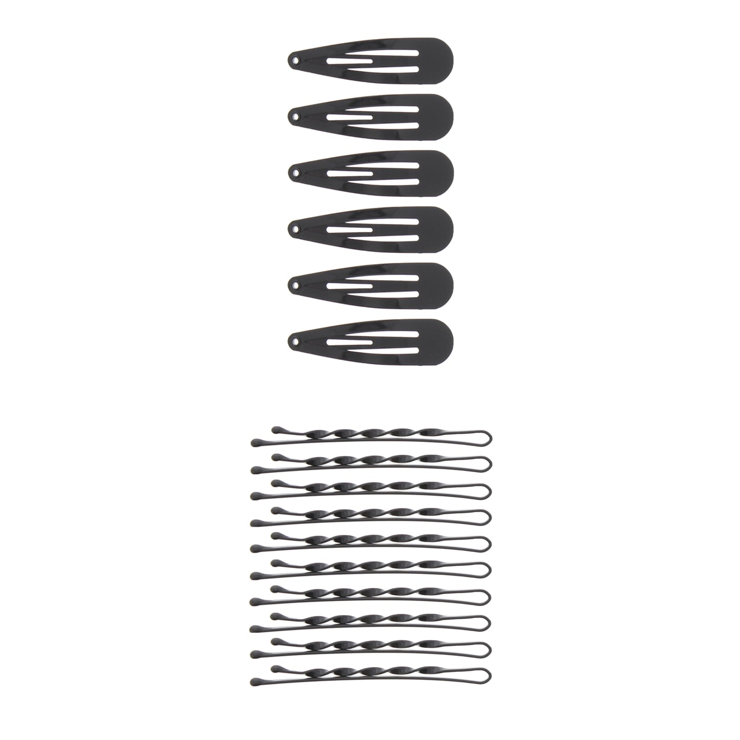 16 Piece School Hair Clip Set