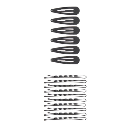 16 Piece School Hair Clip Set