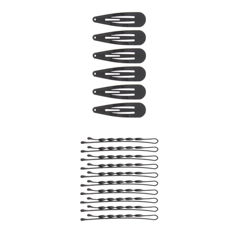 16 Piece School Hair Clip Set