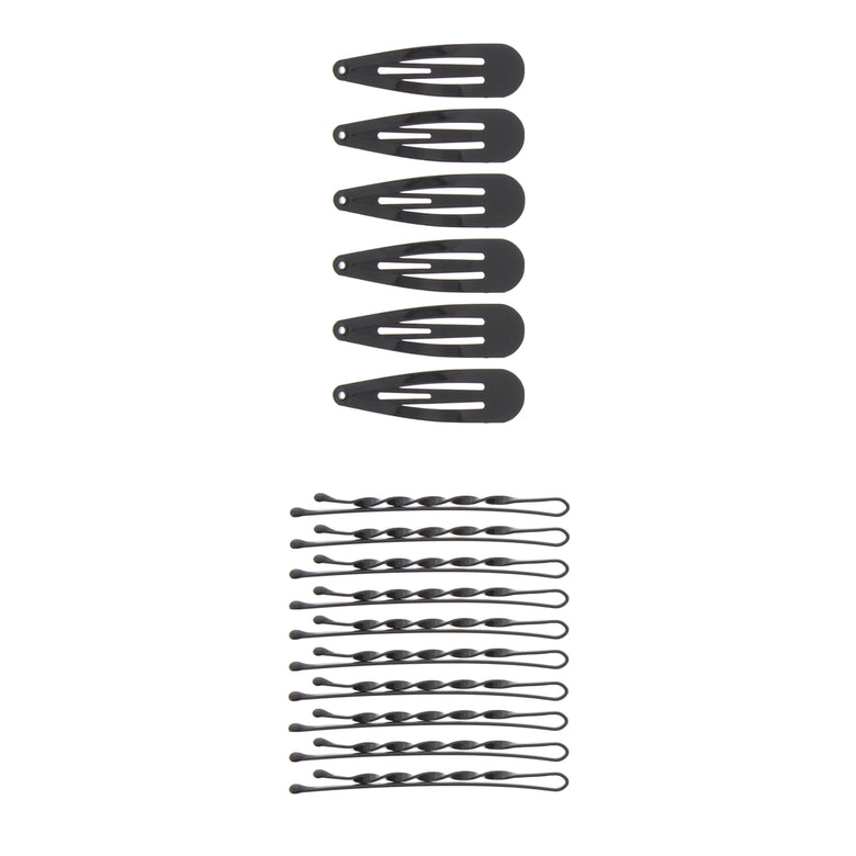 16 Piece School Hair Clip Set