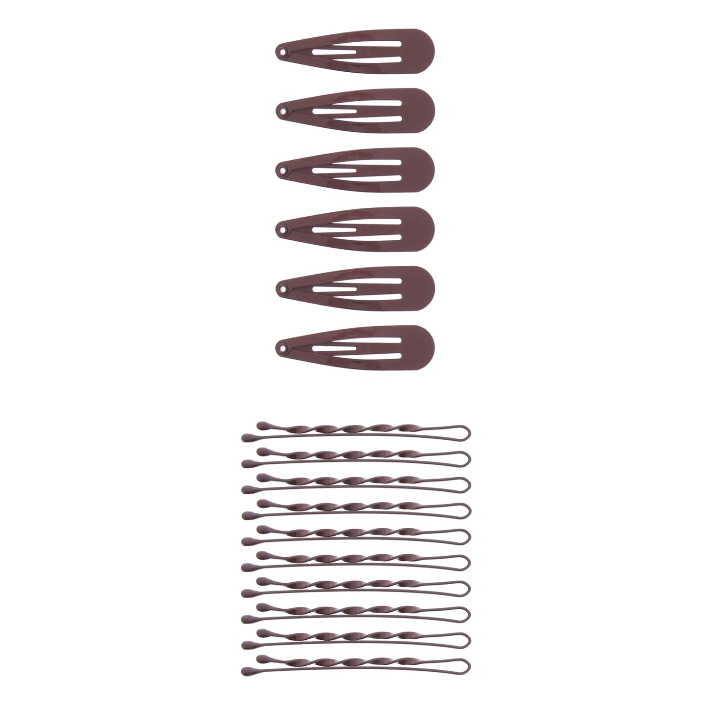 16 Piece School Hair Clip Set