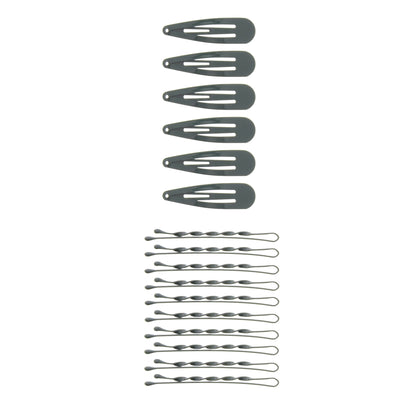 16 Piece School Hair Clip Set
