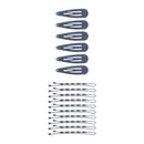 16 Piece School Hair Clip Set