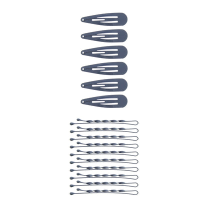 16 Piece School Hair Clip Set