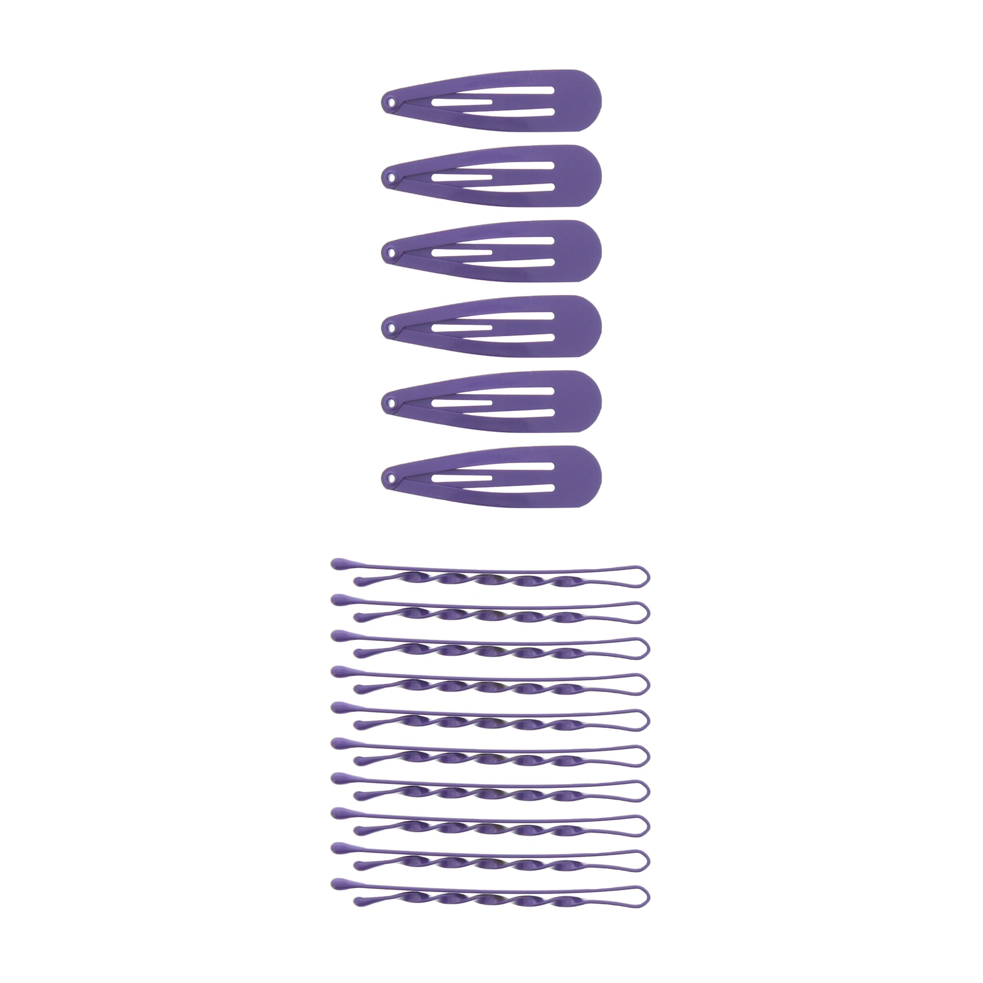 16 Piece School Hair Clip Set