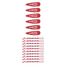 16 Piece School Hair Clip Set