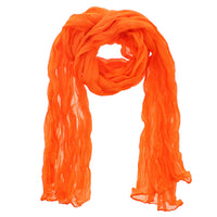 Soft Wrinkled Colourful Scarves