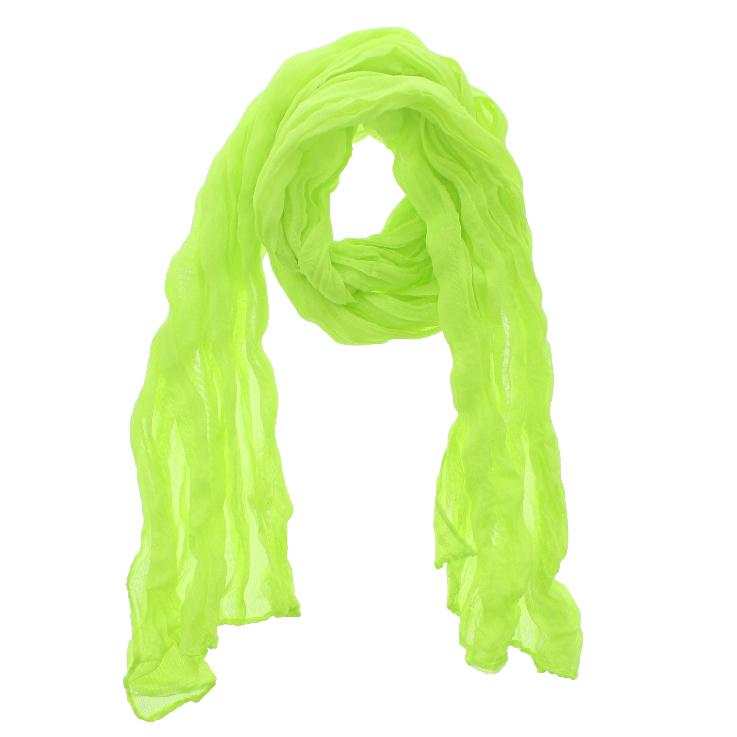 Soft Wrinkled Colourful Scarves