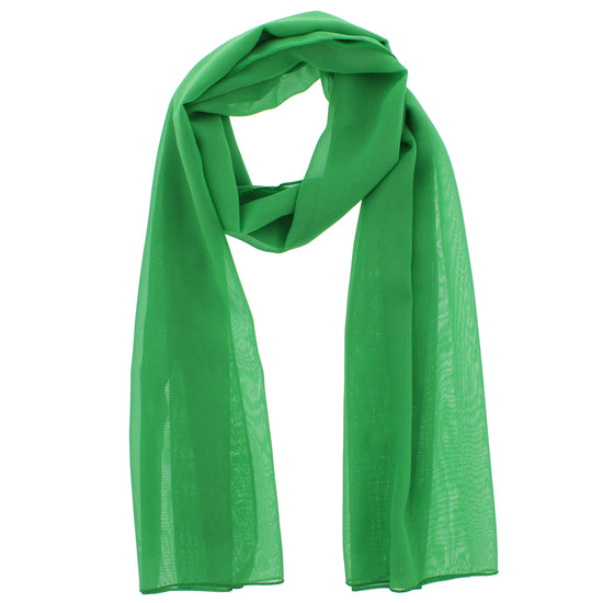 Jade Green Chiffon Scarf