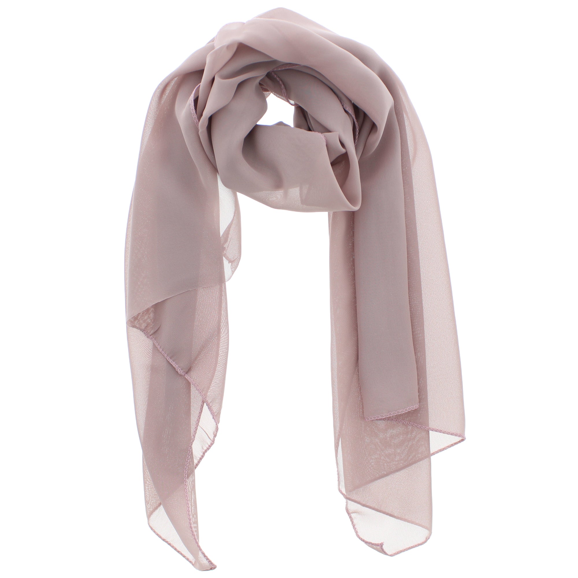 Mauve Chiffon Scarf