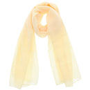 Peach Chiffon Scarf