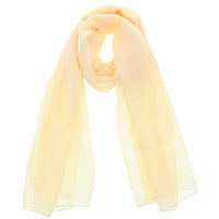 Peach Chiffon Scarf