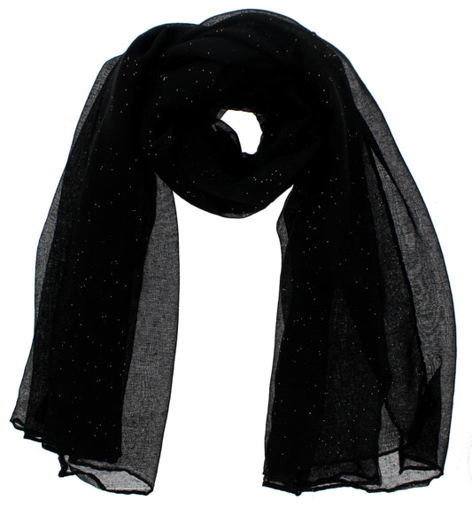 180 x 45cm Glitter Viscose Scarf