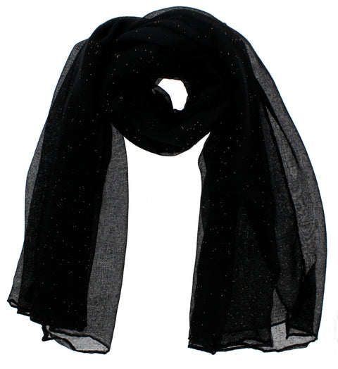 180 x 45cm Glitter Viscose Scarf