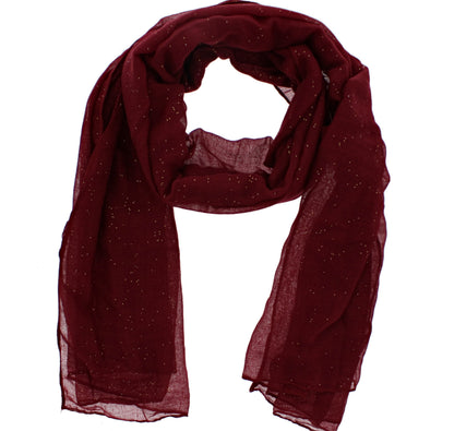 180 x 45cm Glitter Viscose Scarf