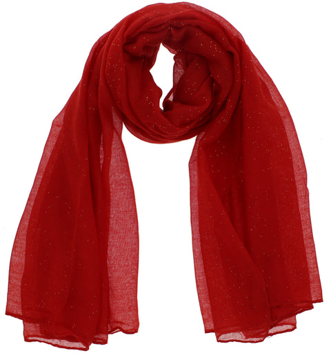 180 x 45cm Glitter Viscose Scarf
