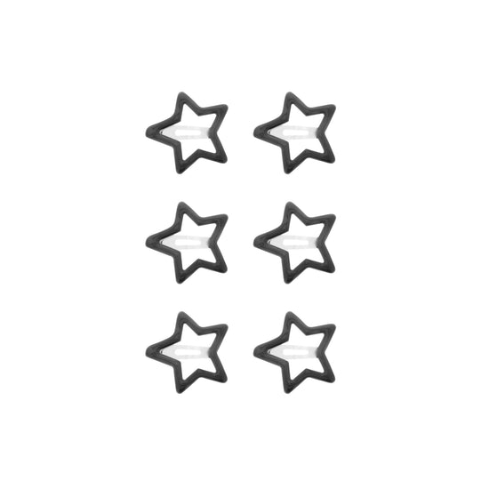 6 on a Card 3cm Star Snapclips