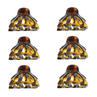 7cm Tortoiseshell Birdcage Hair Claw Clips