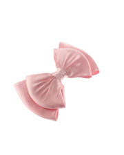 Large Double Bow on Barrette (Dimensions of bow: L: 11cm x H: 6cm - Dimensions of barrette : 7.5cm - 80s retro fashion - Great as a fashion hair accessory / wedding / party / fancy dress)
