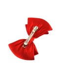 Large Double Bow on Barrette