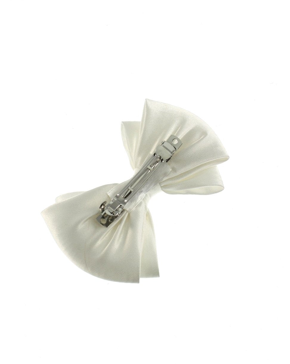 Large Double Bow on Barrette