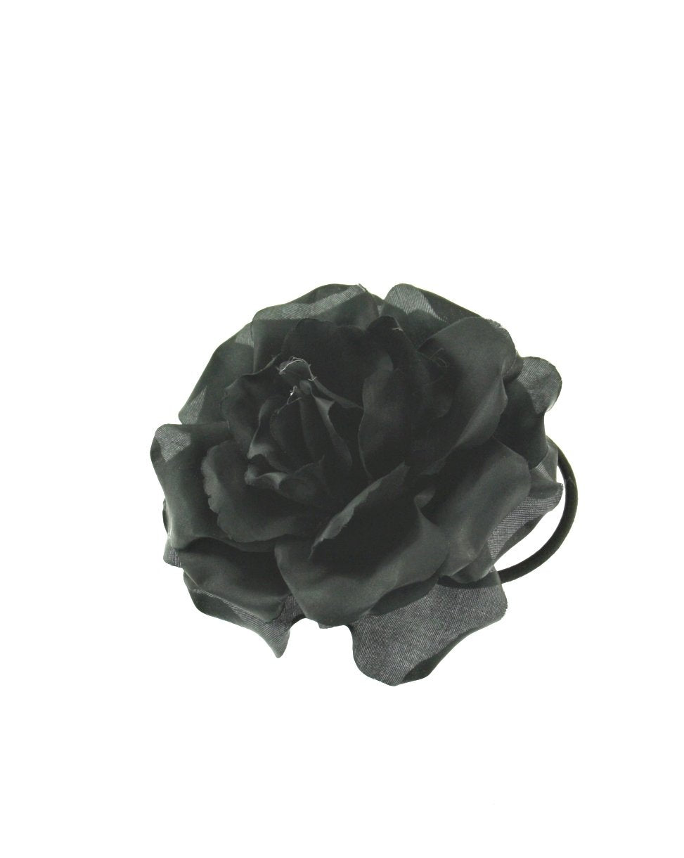 Rose on Elastic & Brooch Hair Pin