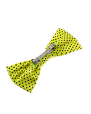 Large Polka Dot Bow on Barrette