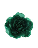 Large Flat Rose on Concord Clip & Brooch Hair Pin