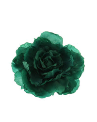 Large Flat Rose on Concord Clip & Brooch Hair Pin