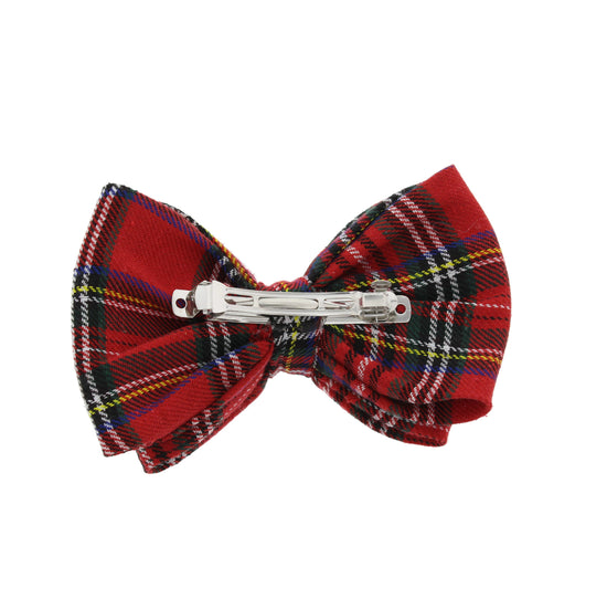 Pair of Small Tartan Bows - 7.6 x 4.8cm