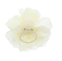 Large Rose on Elastic & Brooch Hair Pin