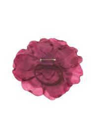 Large Rose on Elastic & Brooch Hair Pin
