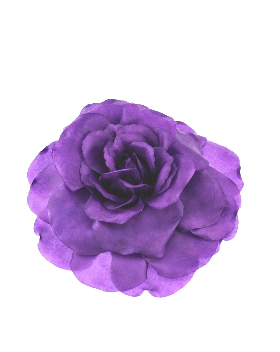 Large Rose on Elastic & Brooch Hair Pin