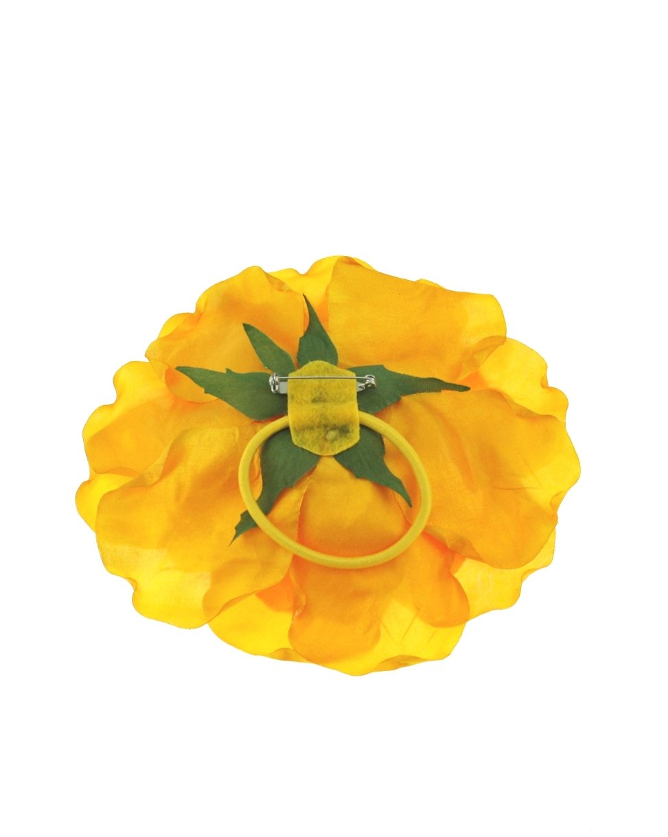 Large Rose on Elastic & Brooch Hair Pin