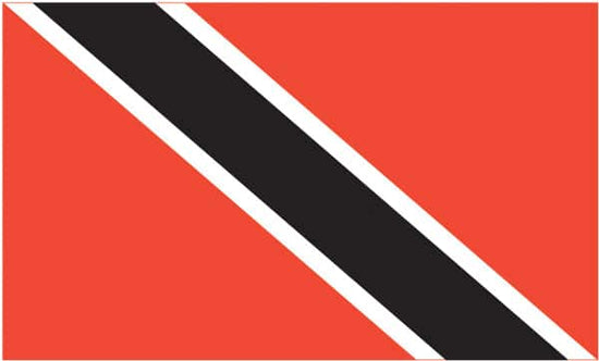 Trinidad & Tobago Flag with Brass Eyelets