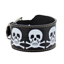 PU Buckle Bracelet with Skull & Crossbones