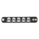 PU Bracelet Printed Skull & Crossbones