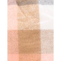 Fluffy Alternative Checkered Scarf