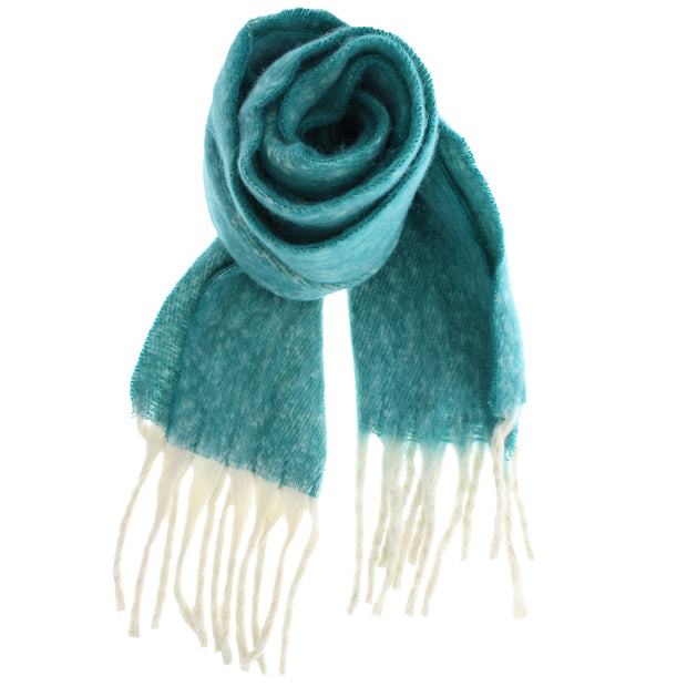 Fluffy Winter Scarf with White Lining