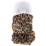 Leopard Print Face Covering/ Gaiter/ Snood