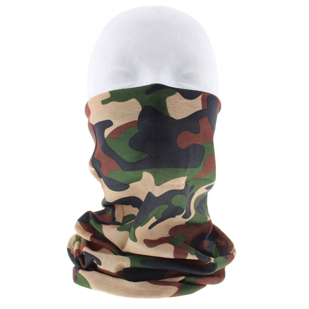 Camouflage Face Covering/ Gaiter/ Snood