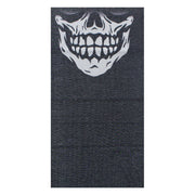 Black Grinning Skull Face Covering/ Gaiter/ Snood